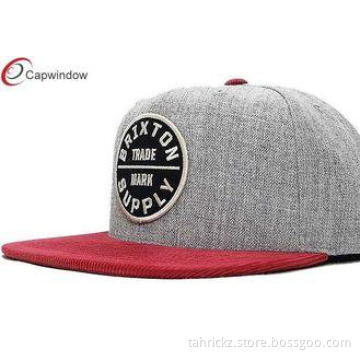 Cotton Constructed Snapback Baseball Caps grey for college